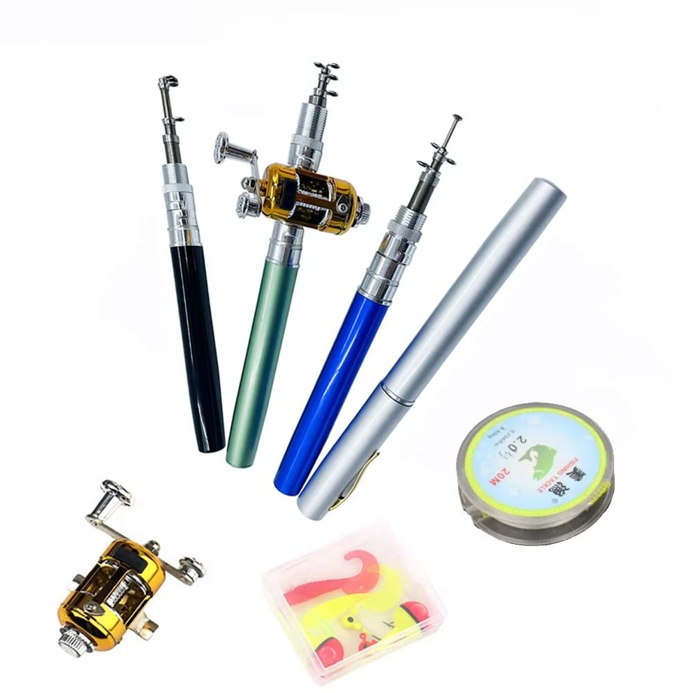Fishing Rod Spinning - Teleskop Tasche Angelrute Stift Form Carbon