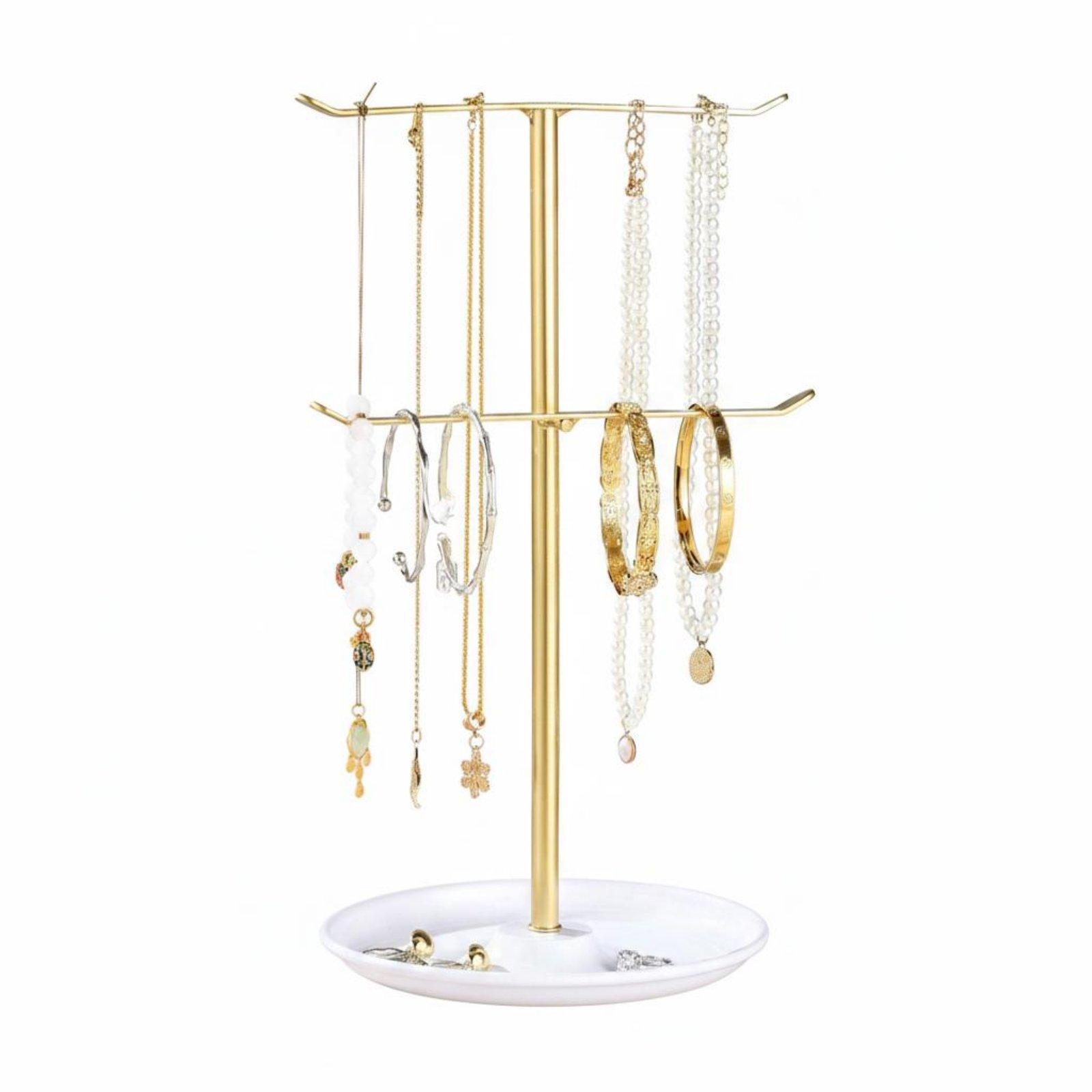Fishing Rod Holder - Schmuckständer, platzsparender Schmuck-Organizer aus Eisen mit