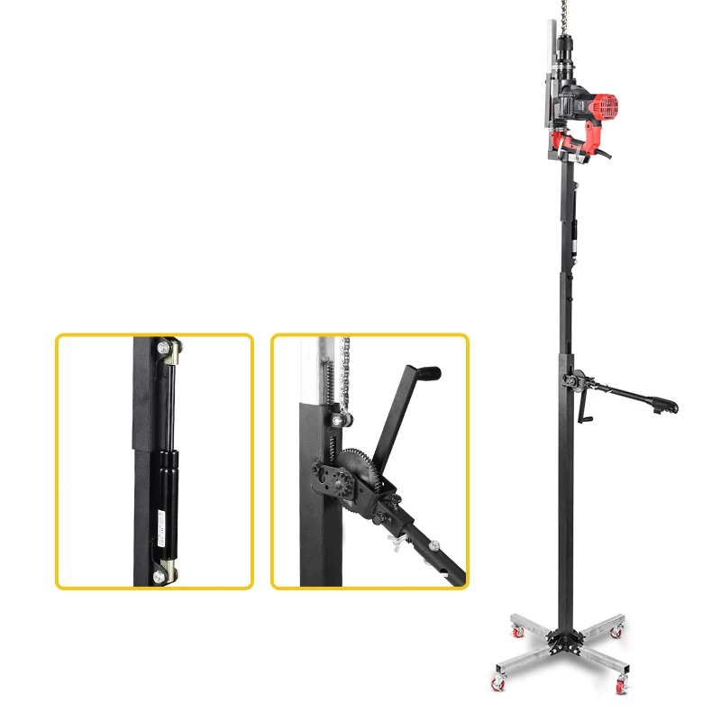 Fishing Rod Holder - Elektrischer Hammer-Hebeständer, hydraulischer Teleskop-Verstärkungshalter, Deckenbohrstützstange, Schlagbohrer,
