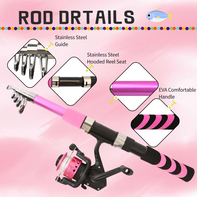Angelruten-Kombi-Set für Kinde – Fishing Rod Spinning Bewertung und Preis
