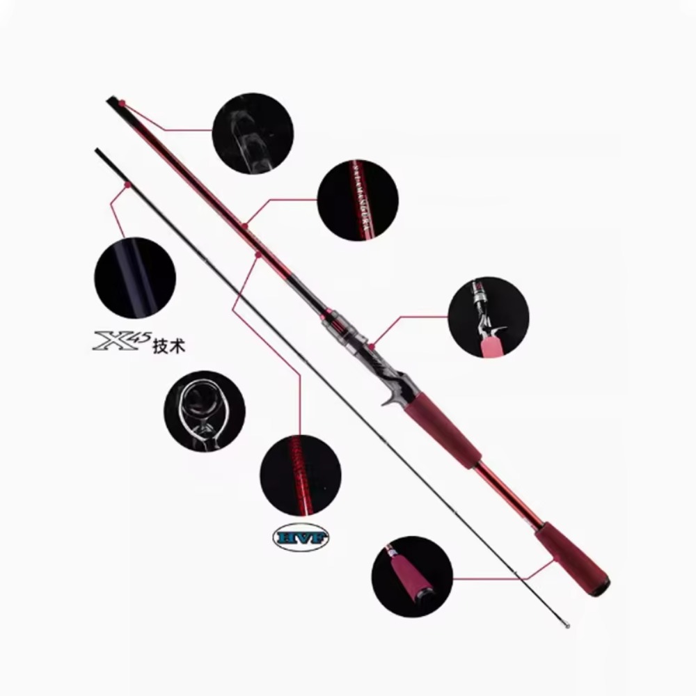 Kohlefaser-Angelrute für See u – Fishing Rod Spinning Bewertung und Preis