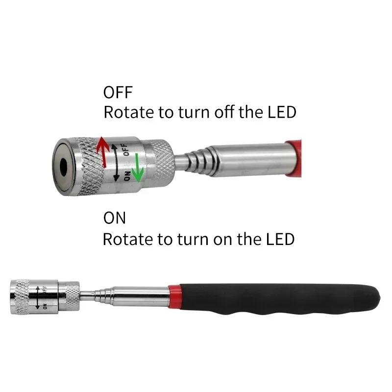 Teleskop-Magnetstift mit LED-L – Fishing Rod Telescopic Bewertung und Preis
