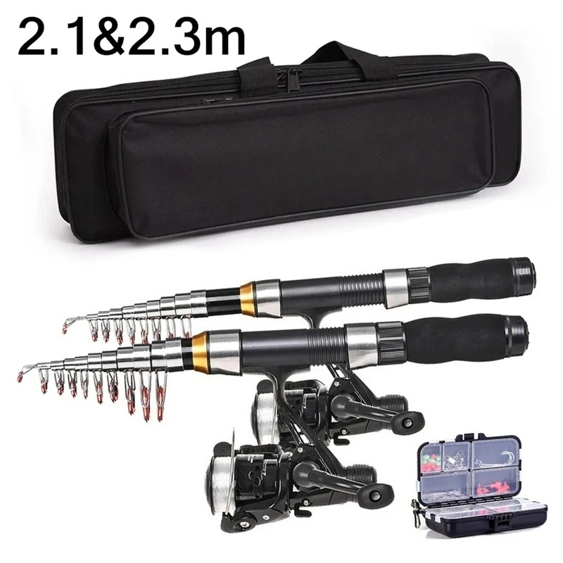 BRAVMAK 2,1/ 2,3 mTeleskop Ang – Fishing Rod Spinning Bewertung und Preis